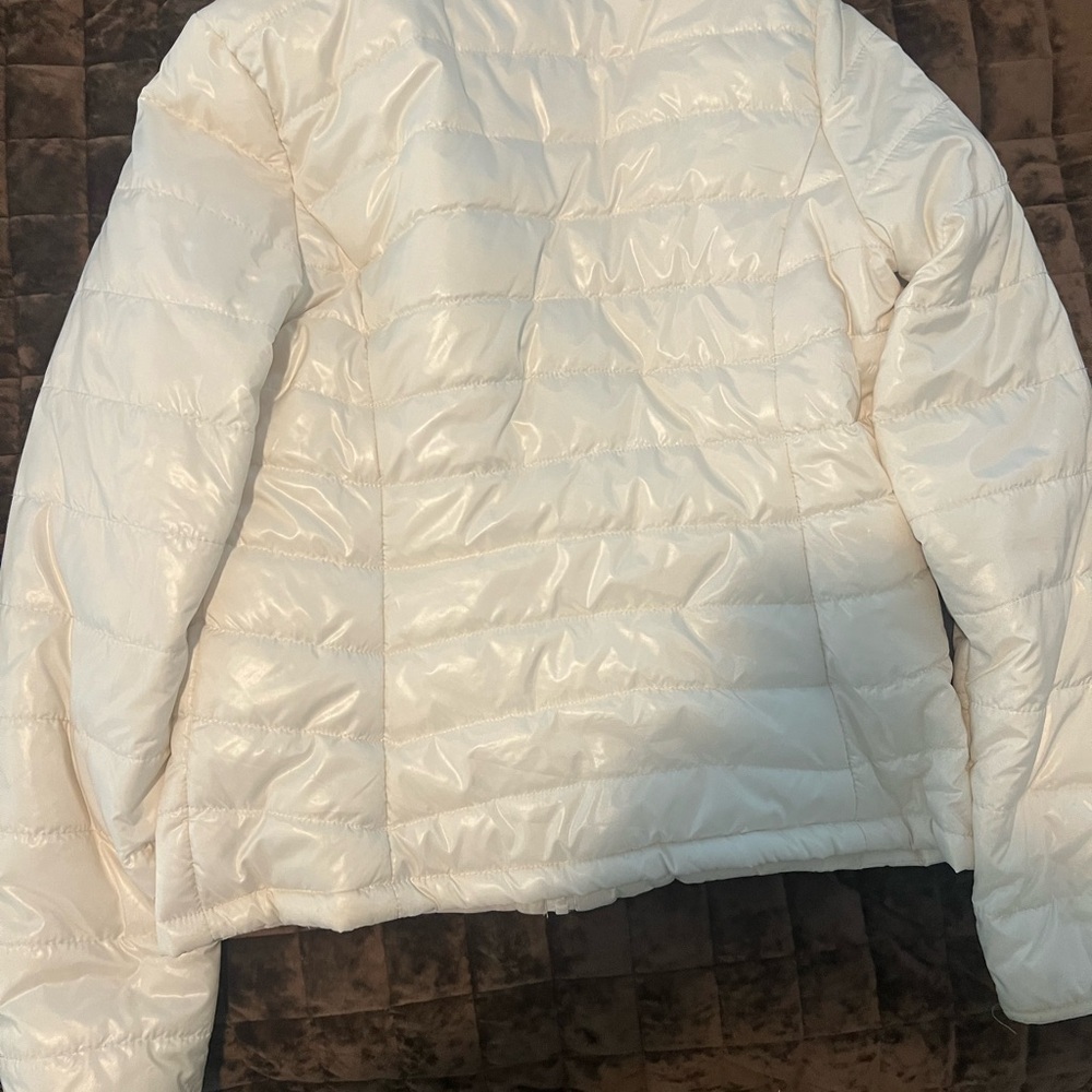 Ivory Puffer Jacket - Picture 2 of 2